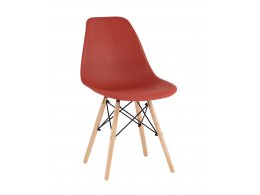 Стул Eames Style DSW терракотовый (разборный каркас)