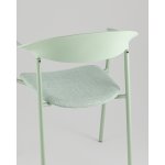 Стул Eila с подушкой пластик зеленый