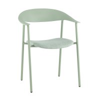 Стул Eila с подушкой пластик зеленый