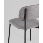 Стул Майло рогожка серый