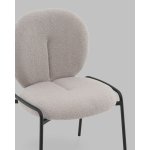 Стул Моллек букле светло-серый