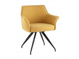 Стул обеденный Feston вращающийся желтый