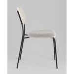 Стул обеденный Casey серый с серой экокожей