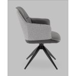 Стул обеденный Naya серый экокожа букле