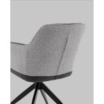 Стул обеденный Naya серый экокожа букле