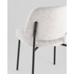 Стул обеденный Patrys светло-серый шенилл