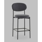 Стул Полубарный Бриф DD велюр тёмно-серый