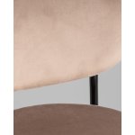 Стул полубарный Бриф VD велюр бежевый 2 шт.