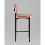 Стул полубарный Бриф VD велюр пыльно-розовый 2 шт.