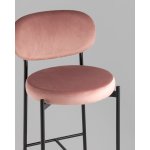 Стул полубарный Бриф VD велюр пыльно-розовый 2 шт.
