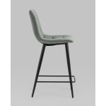 Стул полубарный Джанго велюр серый 2 шт.