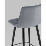 Стул полубарный Джанго велюр тёмно-серый 2 шт.