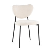 Стул Rina шенилл кремовый