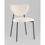 Стул Rina велюр молочный