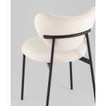 Стул Rina велюр молочный