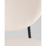 Стул Rina велюр молочный