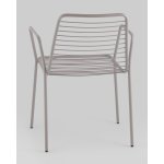 Стул с подлокотниками Дели металл серый Стул с подлокотниками Дели металл серый