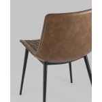 Стул TEXAS экокожа коричневый 2 шт.