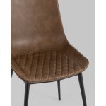 Стул TEXAS экокожа коричневый 2 шт.