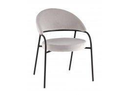 Стул Тилль велюр светло-серый