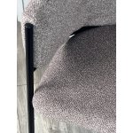 Стул ДИЛЛ, цвет  Lana 30 коричневый, ткань / черный каркас М-City