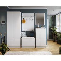 Прихожая Мэнкс Шкаф МПШ-31 белый