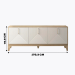 Комод Доминика МДФ белый софт/дуб сонома