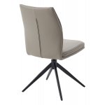 Стул YOHAN 360 град. поворот. HF017-09 Латте, экокожа / Черный, ®DISAUR