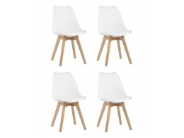Стул FRANKFURT белый 4 шт.