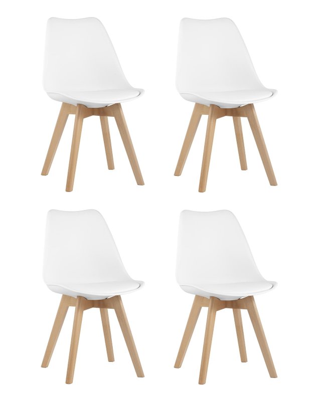 Стул FRANKFURT белый 4 шт.