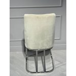 Стул обеденный Пресли DC-3024, 42х44х92, бежевый/серебро