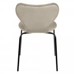 Стул Seven Style латте велюр с чёрными ножками