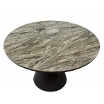 Стол обеденный Орион F-1435, 120х120х76 см, серый мрамор