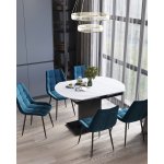 Стул Флекс New велюр сине-зеленый