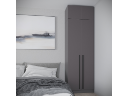 Набор Шкаф Бостон 800+антресоль графит (шкаф+антресоль)