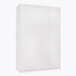 Шкаф распашной Мика 1500 с ящ. внутри (Белый) 1500х2200х480