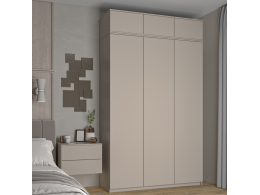 Набор мебели Шкаф Мика 1500+антресоль кашемир (шкаф+антресоль)