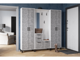 Набор мебели Витра(ЦС+шкаф)белый/ателье светлое