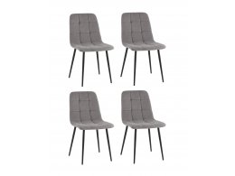 Стул Одди Original велюр серый 4 шт.