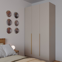 Шкаф Голд Бостон 1200*2200*520 Бежевый (Глиняный Серый)