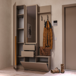 Набор прихожая Голд Бостон(вешалка В2 + пенал П 400)(Бежевый(Глиняный/Серый)