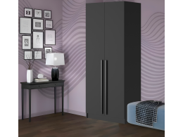 Шкаф Бостон 800*2200*500 (Графит)