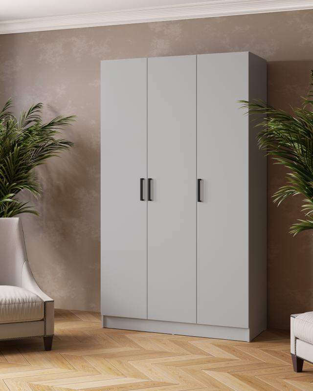 Шкаф комбинированный Ларс (1,2) без зеркала камень серый