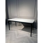Стол обеденный Блум ART2922-140W, 140х80х75 см, белая керамика/черный