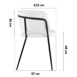 Кресло Нэлли New, букле коричневый