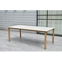 "Кейптаун" стол обеденный из алюминия, столешница из искусственного камня "Кейптаун" стол обеденный из алюминия, столешница из искусственного камня