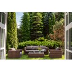 "Боно" лаунж-зона из искусственного ротанга, цвет коричневый