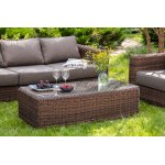 "Боно" лаунж-зона из искусственного ротанга, цвет коричневый