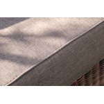 "Боно" лаунж-зона из искусственного ротанга, цвет коричневый