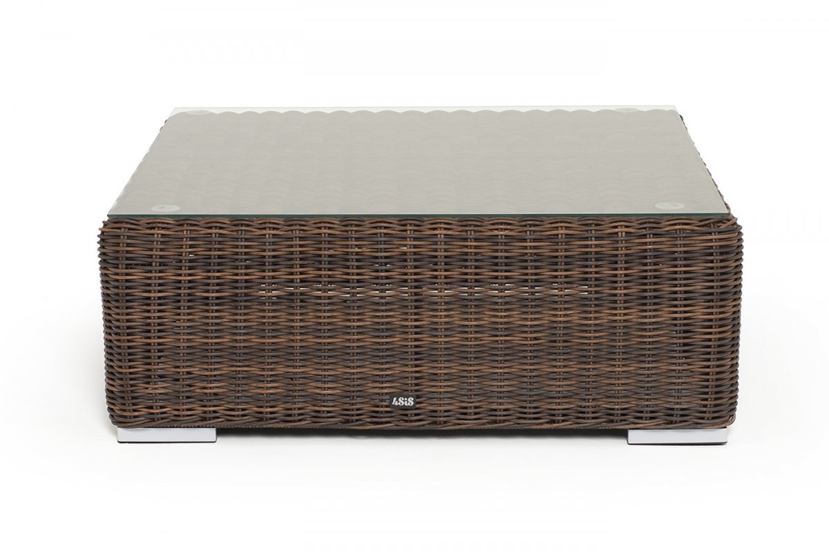 "Капри" журнальный столик плетеный, цвет коричневый